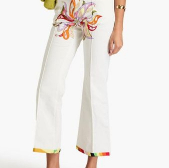 Emilio pucci Dalia-Print Flared pants - Picture 3 of 5